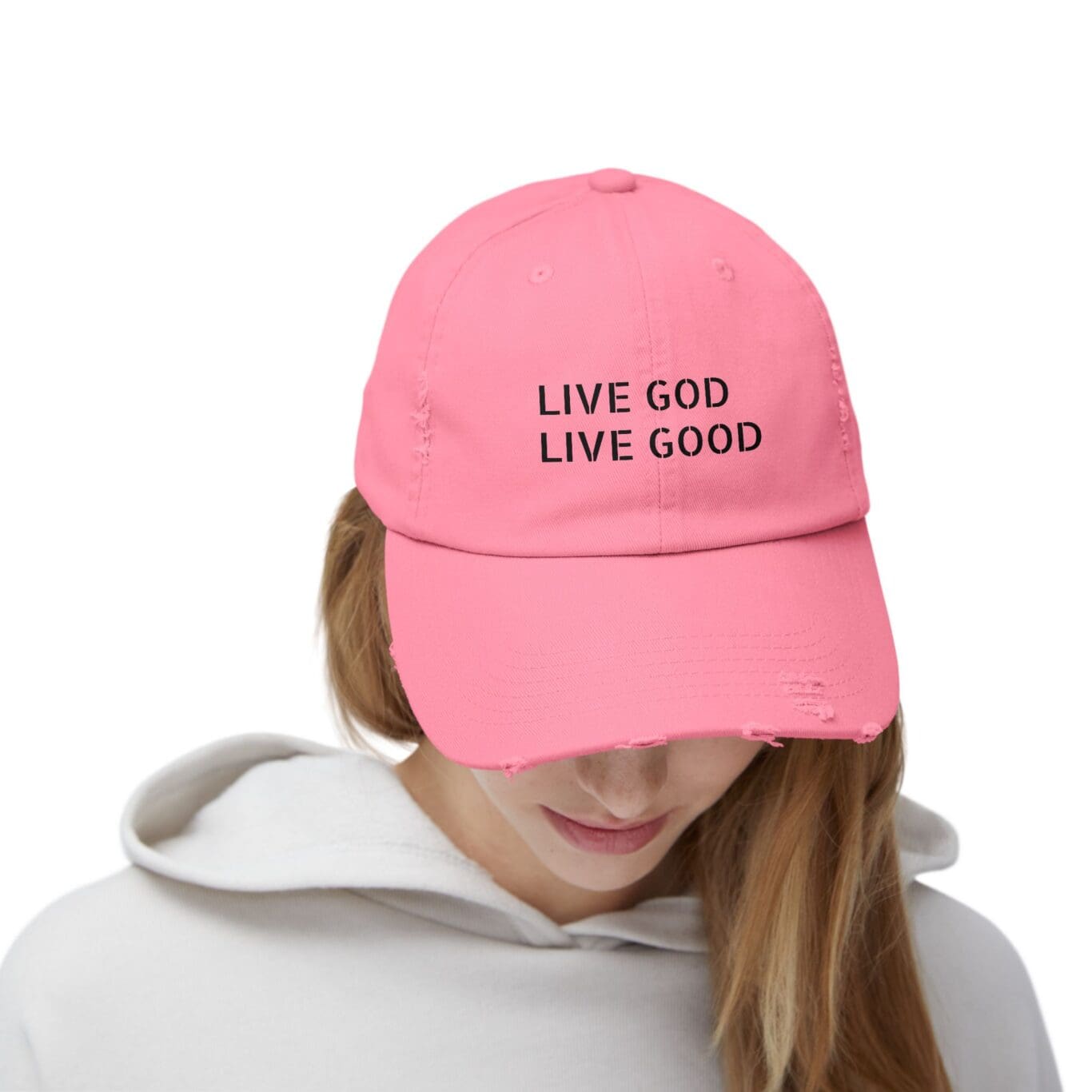A Hat Distressed LIVE GOD LIVE GOOD TM - Image 24