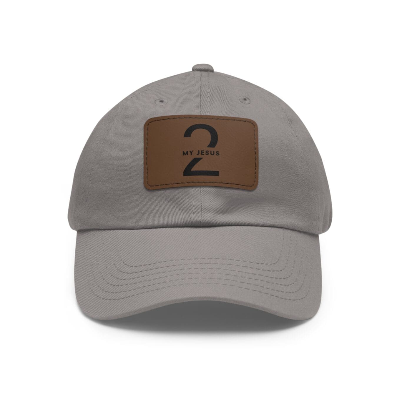 Hat with Leather Patch (Rectangle) My Jesus 2 Logo TM - Image 21