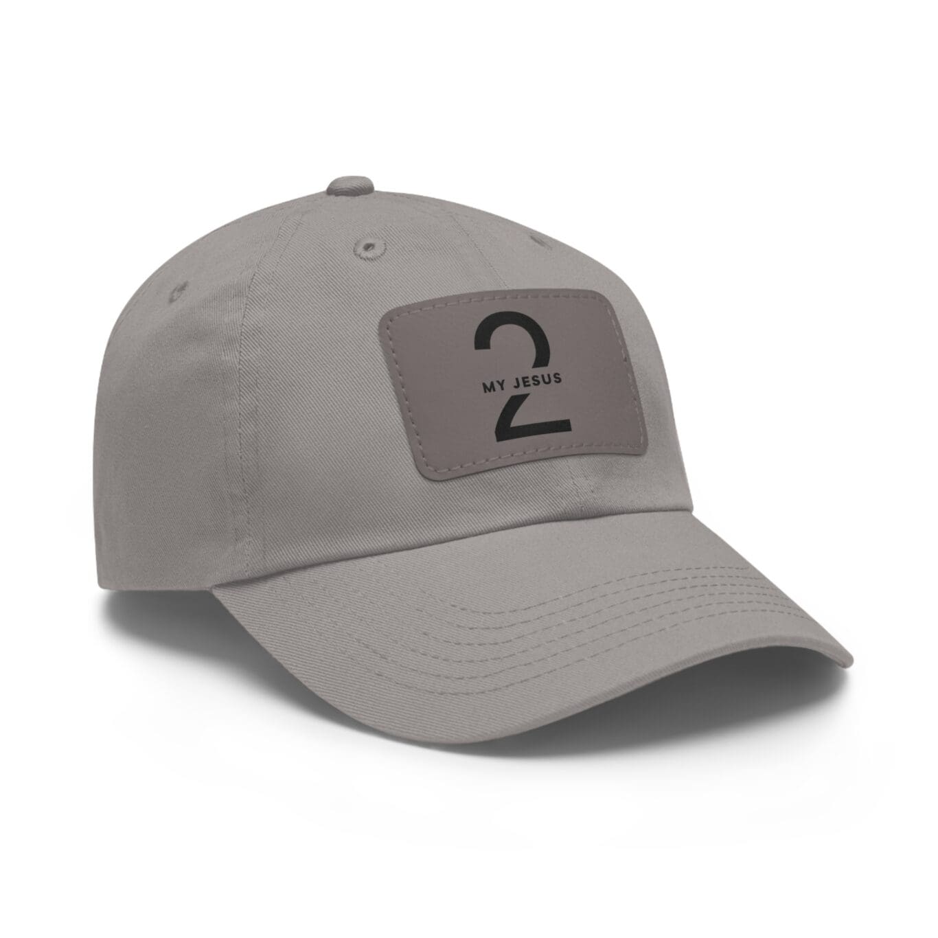 Hat with Leather Patch (Rectangle) My Jesus 2 Logo TM - Image 18